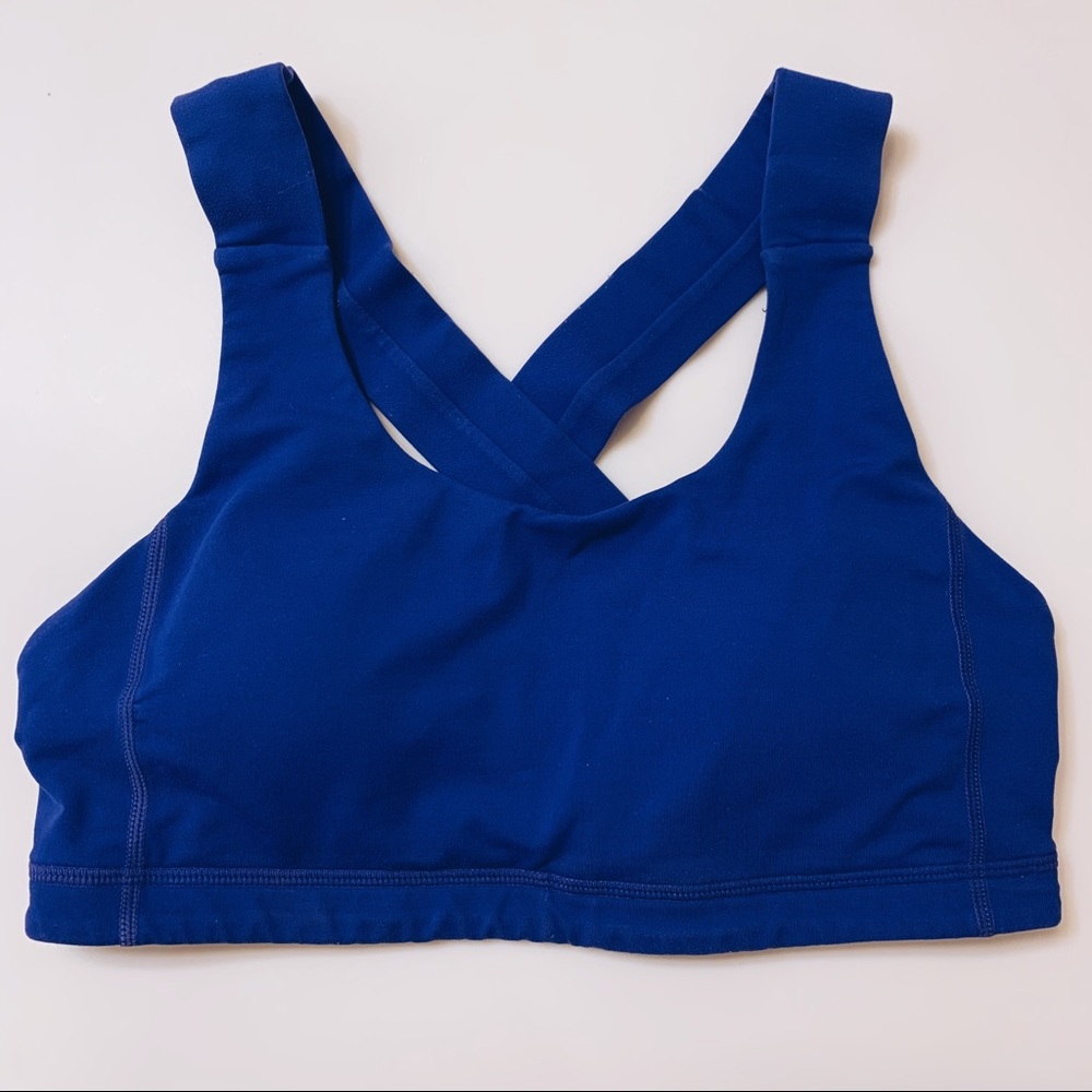 Royal Blue Lululemon Mesh Sports Bra